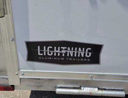 New 6 X 10 CARGO ENCLOSED REAR RAMP DOOR ALL ALUMINUM SINGLE AXLE 2027