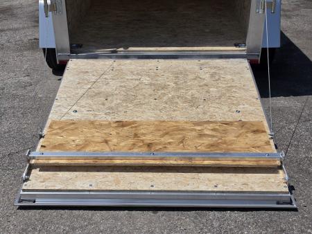 New 6 X 10 CARGO ENCLOSED REAR RAMP DOOR ALL ALUMINUM SINGLE AXLE 2027