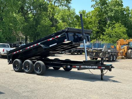 New 2027 PJ Trailers 83  x 16' Pro-Lift (DT) 21K GVWR Dump Trailer