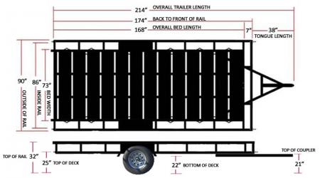 New 2027 Echo * EEW-14-14 * 14Ft ATV/UTV Trailer