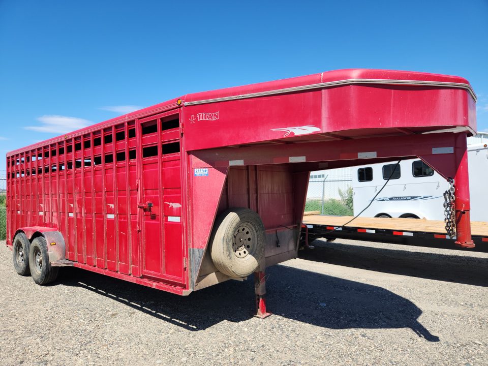 Used 2007 Titan Trailer 20' STOCK Stock / Stock Combo Trailer