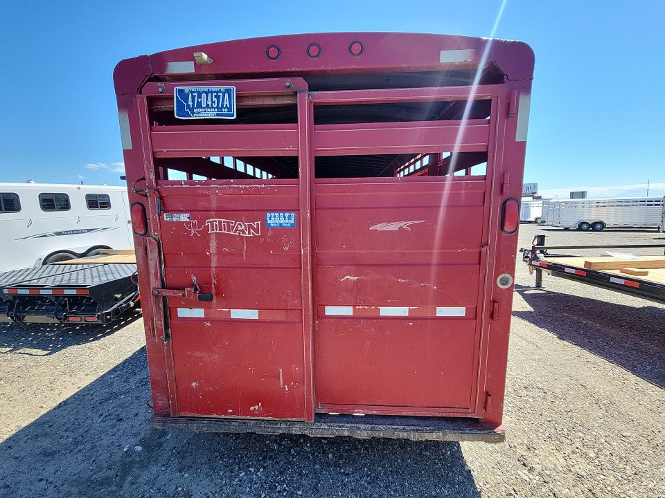 Used 2007 Titan Trailer 20' STOCK Stock / Stock Combo Trailer