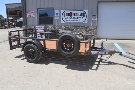 New 2026 Texas Bragg Trailers 5'X10' Pipe Top Utility Trailer