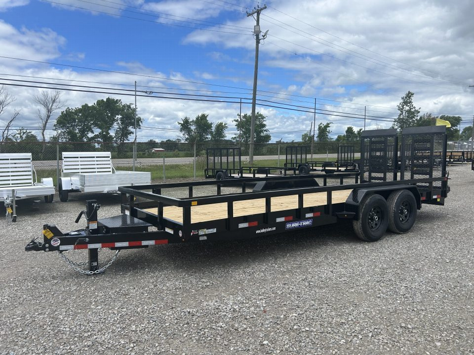 New 2026 Sure-Trac 7 x 20 14K Tube Top Utility Trailer