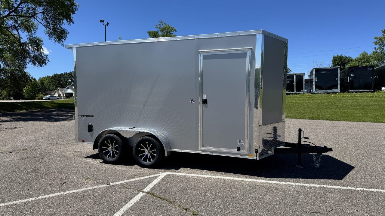 New Formula 7x14 Traverse Enclosed Trailer - Rear Ramp!