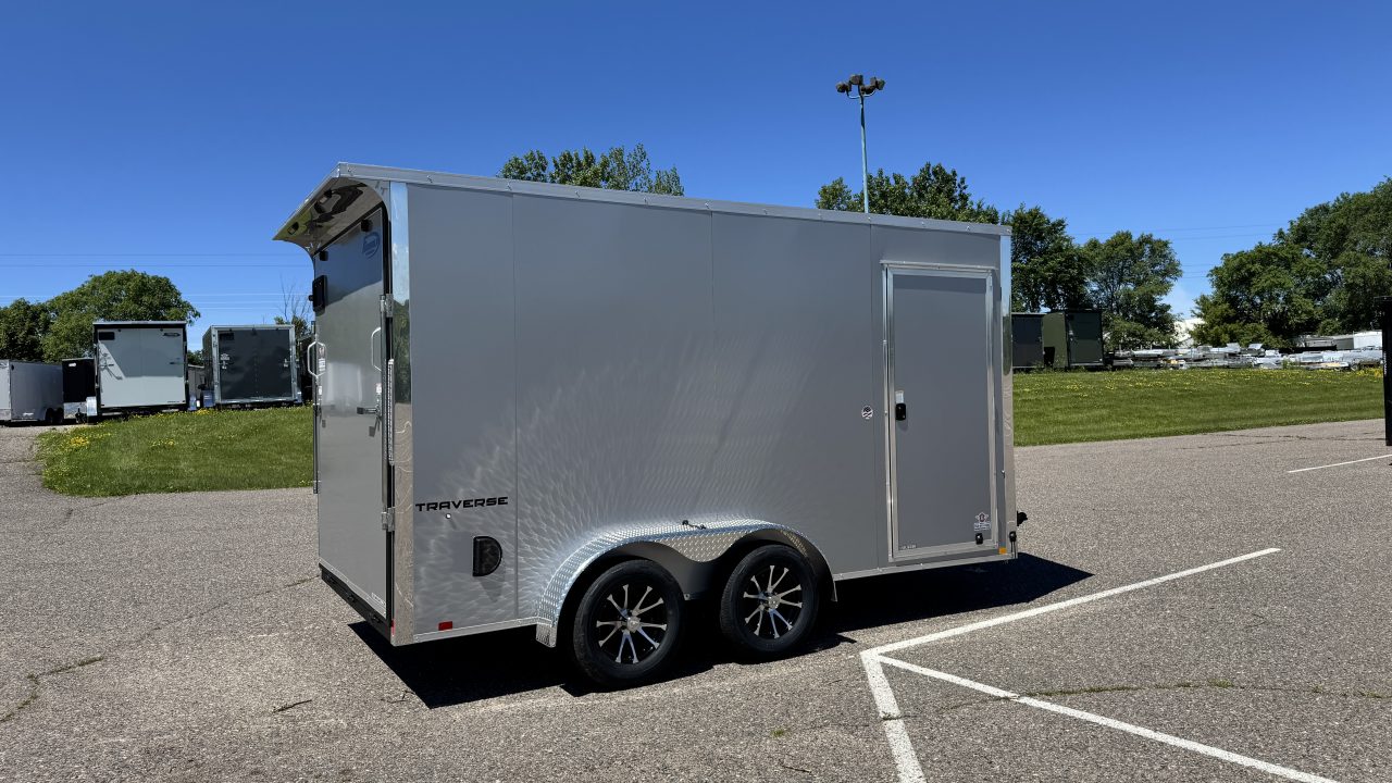 New Formula 7x14 Traverse Enclosed Trailer - Rear Ramp!