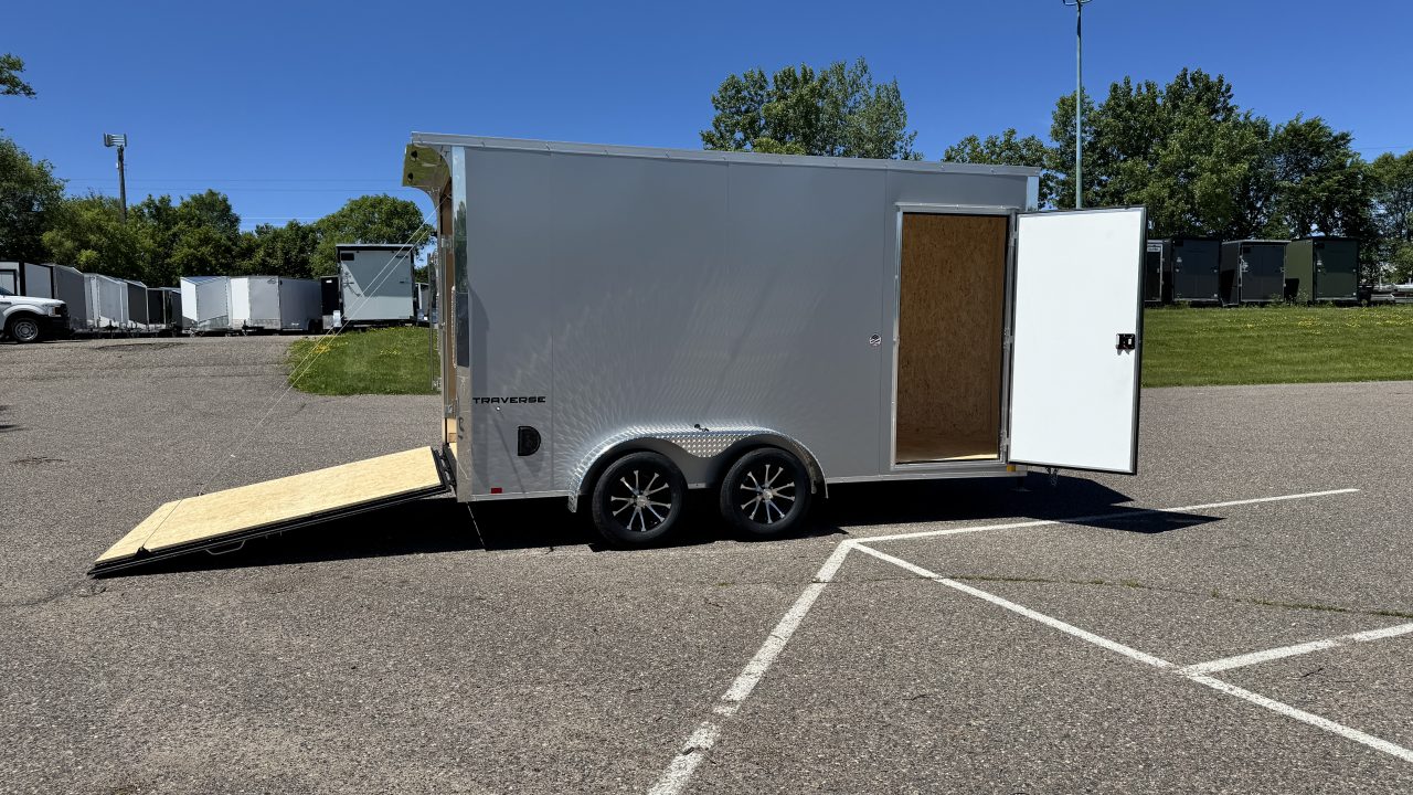 New Formula 7x14 Traverse Enclosed Trailer - Rear Ramp!