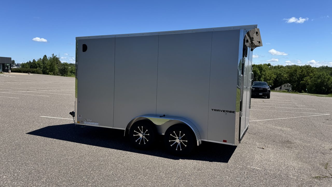 New Formula 7x14 Traverse Enclosed Trailer - Rear Ramp!