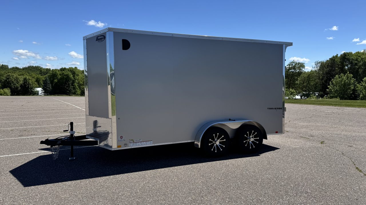 New Formula 7x14 Traverse Enclosed Trailer - Rear Ramp!