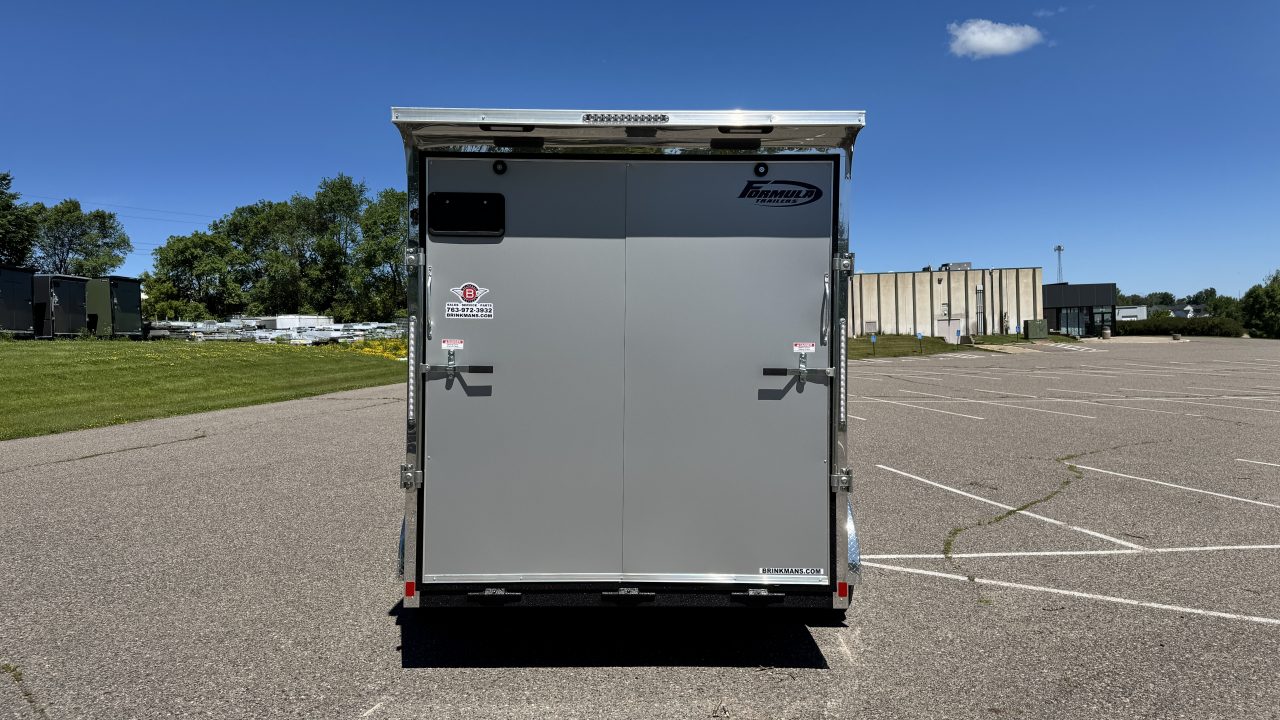 New Formula 7x14 Traverse Enclosed Trailer - Rear Ramp!