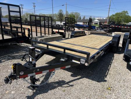 New 2026 Sure-Trac 7 X 18 + 4 Tilt Bed Equipment 14K Tilt Trailer