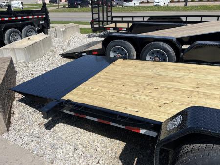 New 2026 Sure-Trac 7 X 18 + 4 Tilt Bed Equipment 14K Tilt Trailer