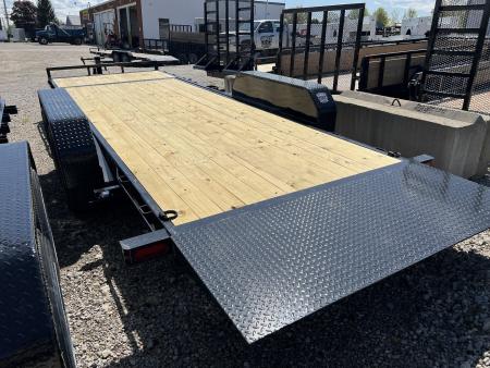 New 2026 Sure-Trac 7 X 18 + 4 Tilt Bed Equipment 14K Tilt Trailer