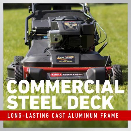 New Toro 30" Personal Pace TimeMaster 21220 Walk Power Mower **Electric Start, 223cc Briggs & Stratton, Engine, Personal Pace, Spin-Stop