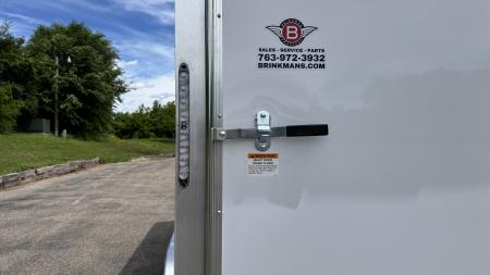 New Lightning 7x18 Aluminum Enclosed Trailer - RAMP DOOR!