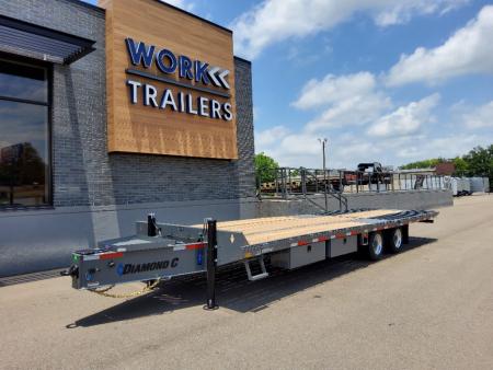 New 2026 Diamond C Trailers PX212HDT 2 Flatbed Trailer