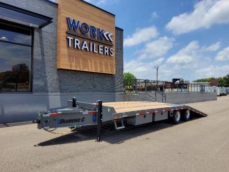 New 2026 Diamond C Trailers PX212HDT 2 Flatbed Trailer