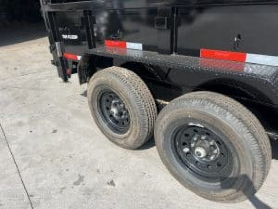 New 2026 Top Hat Trailers 7X16 Dump Trailer 14K Low profile tarp, ramps - 255120