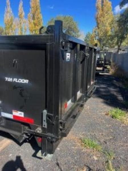 New 2026 Top Hat Trailers 7'X14' DX Dump Trailer 14000 lb G.V.W. 3' Sides Dump Trailer