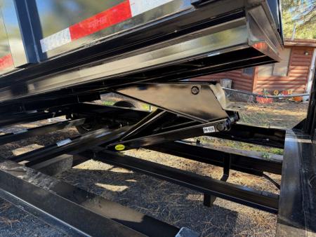 New 2026 Top Hat Trailers 7'X14' DX Dump Trailer 14000 lb G.V.W. 3' Sides Dump Trailer