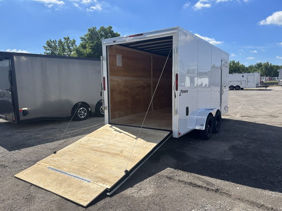 New 2027 Homesteader Trailer INTREPID 7 X 16 FT CARGO TRAILER RAMP DOOR 7 FT INTERIOR