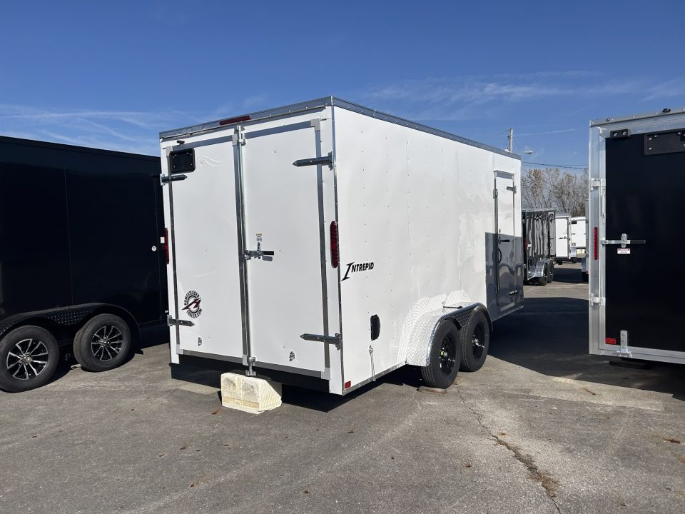 New 2027 Homesteader Trailer INTREPID 7 X 14 FT CARGO TRAILER DOUBLE BARN DOORS 6.5 FT INTERIOR