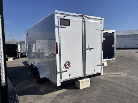 New 2027 Homesteader Trailer INTREPID 7 X 14 FT CARGO TRAILER DOUBLE BARN DOORS 6.5 FT INTERIOR