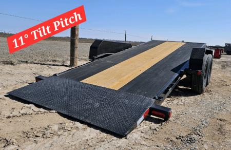 New 2027 PJ Trailers 83  x 22' 6  Channel Equipment Tilt Trailer