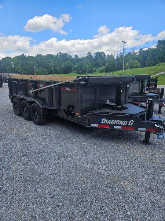 New 2026 Diamond C LPT307 ***ABS BRAKES***PACESETTER 82”X16’ DUMP TRAILER 32” 7 GAUGE SIDES AND FLOOR