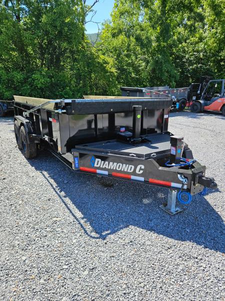 New 2026 Diamond C LPT208 Dump Trailer *** ABS BRAKES***81”X14’ 5 STAGE TELESCOPIC LIFT
