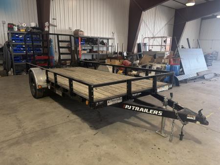 Used 2023 PJ Trailers 7-14 SA UTILITY
