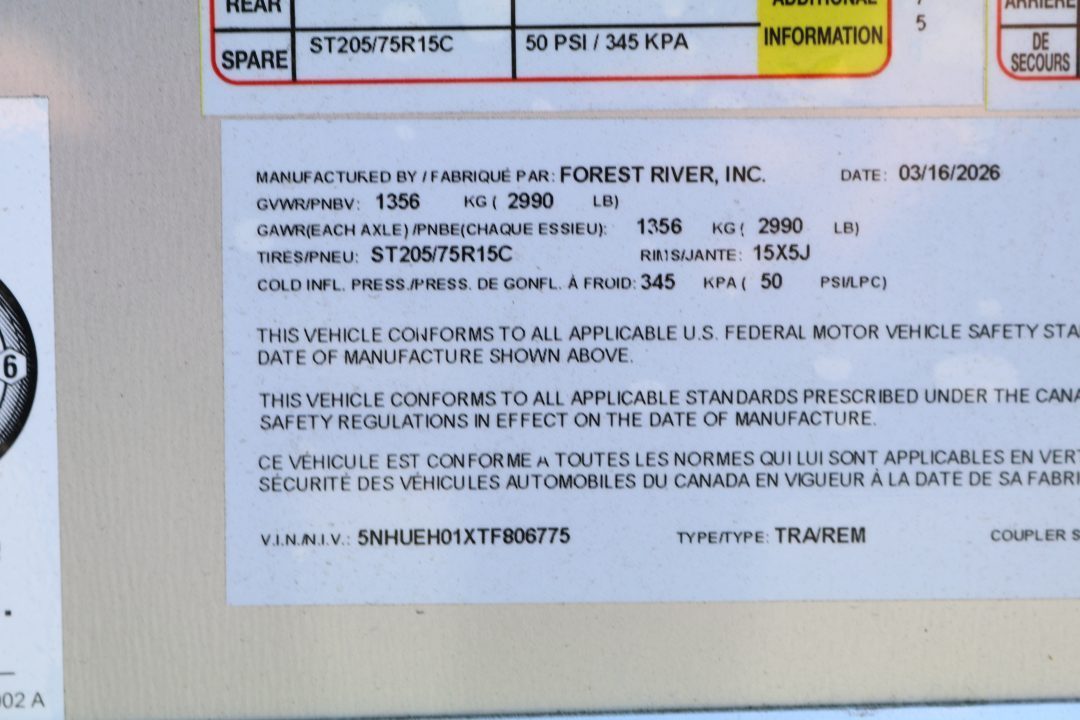 New 2026 Forest River Cargo Mate 5x10 SA Cargo / Enclosed Trailer