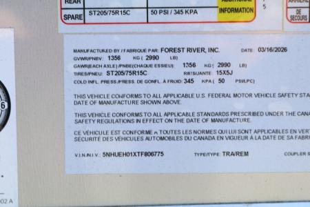 New 2026 Forest River Cargo Mate 5x10 SA Cargo / Enclosed Trailer
