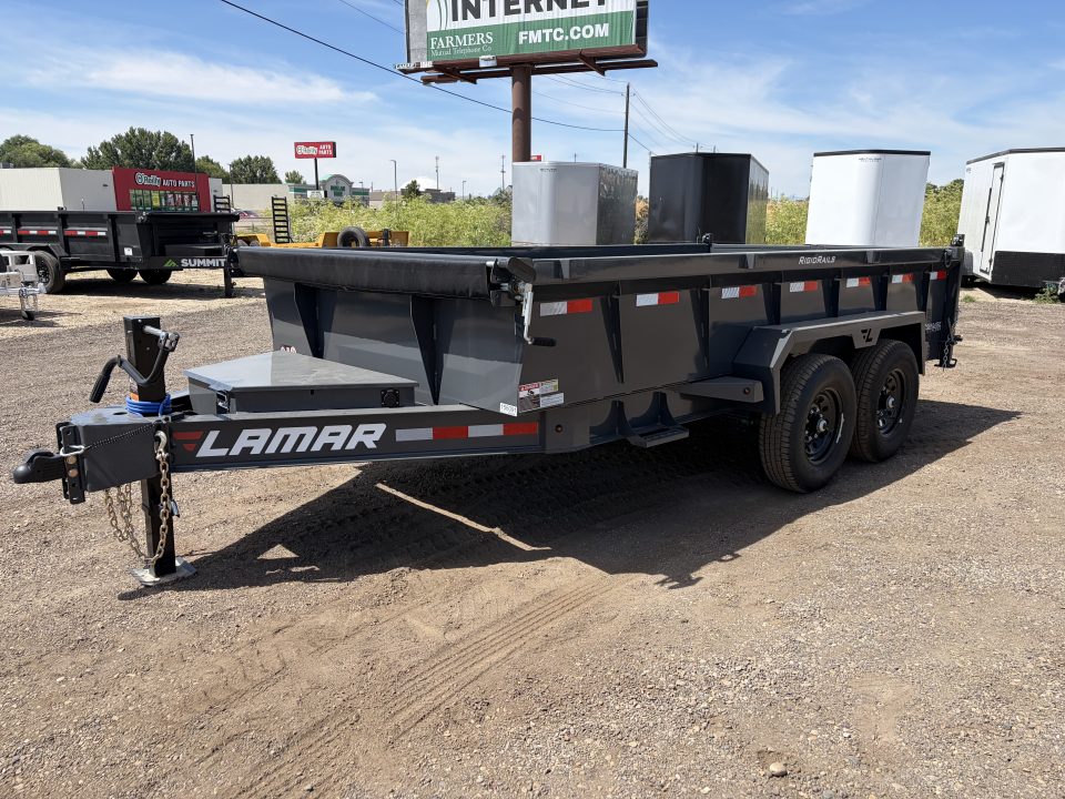 New 2026 Lamar 7x14 14k Dump Trailer