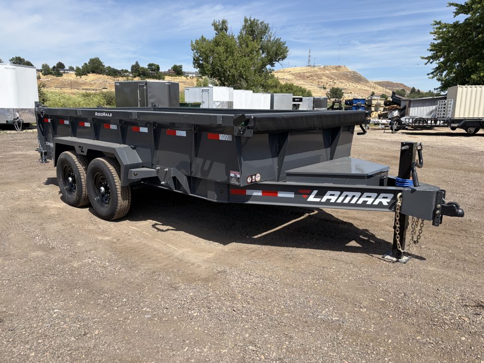 New 2026 Lamar 7x14 14k Dump Trailer