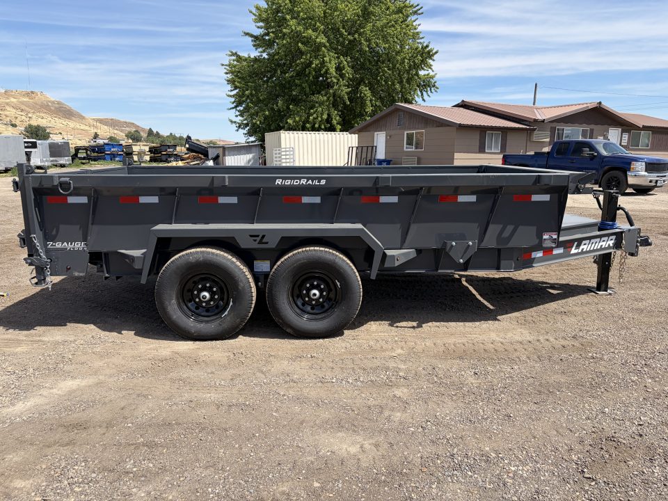 New 2026 Lamar 7x14 14k Dump Trailer
