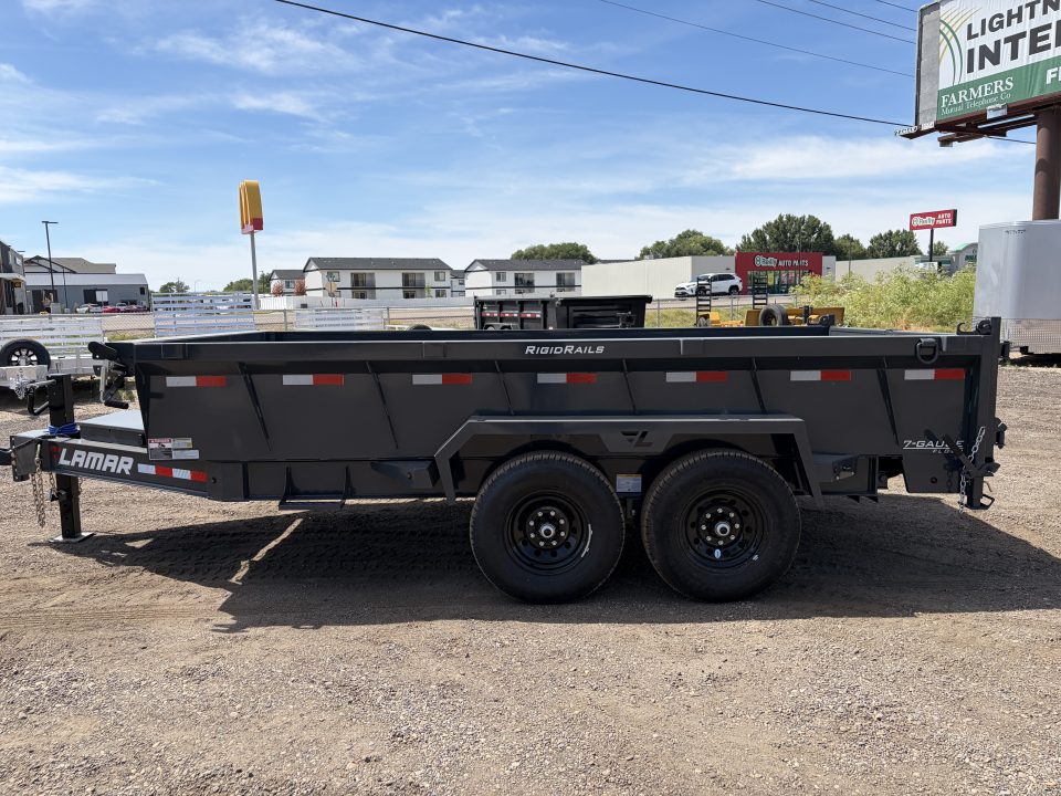 New 2026 Lamar 7x14 14k Dump Trailer