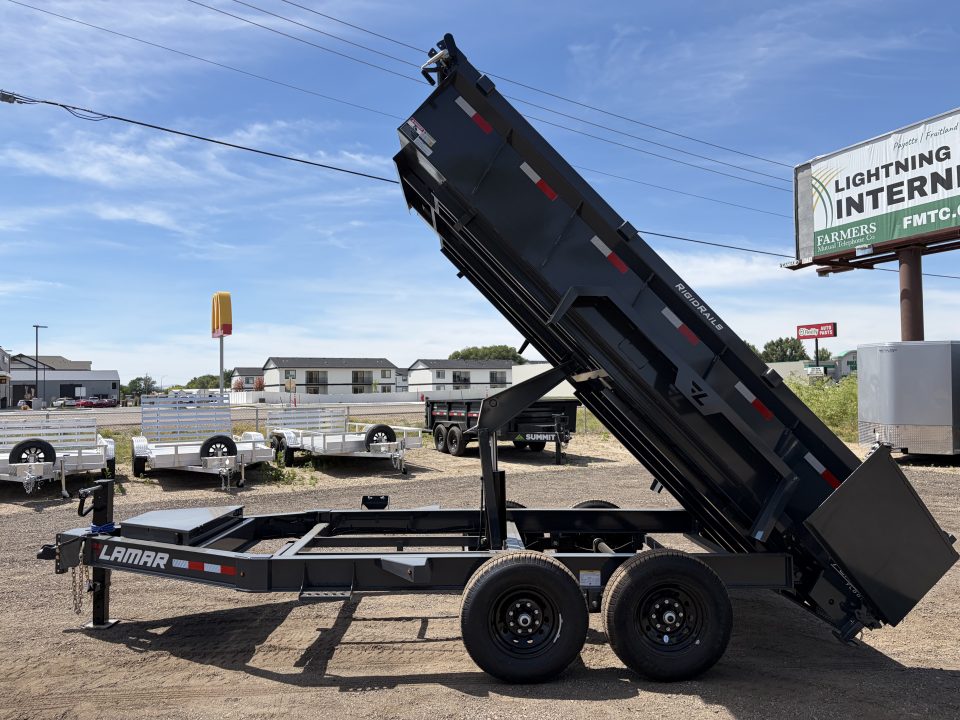 New 2026 Lamar 7x14 14k Dump Trailer