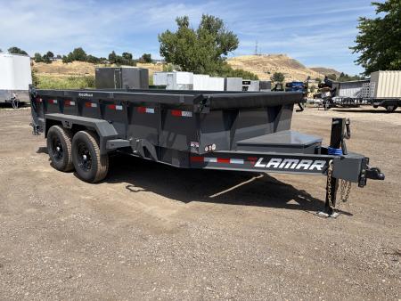 New 2026 Lamar 7x14 14k Dump Trailer