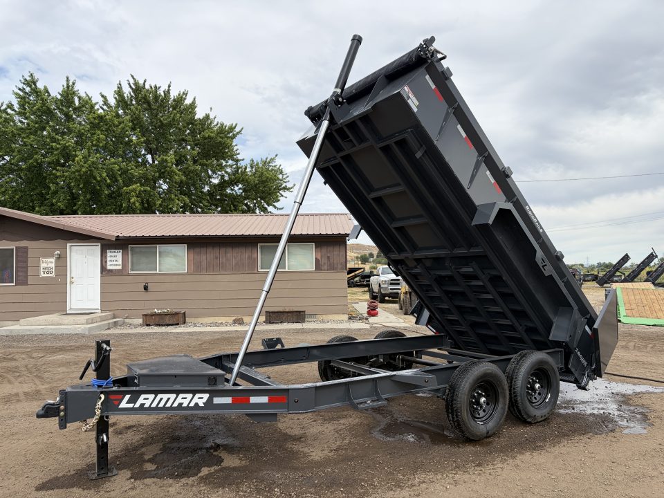 New 2026 Lamar 7x14 14k Telescopic Dump Trailer