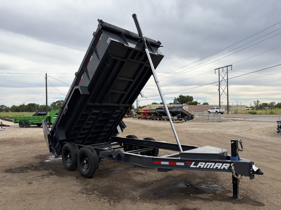 New 2026 Lamar 7x14 14k Telescopic Dump Trailer