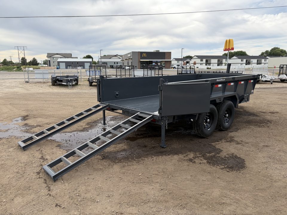 New 2026 Lamar 7x14 14k Telescopic Dump Trailer