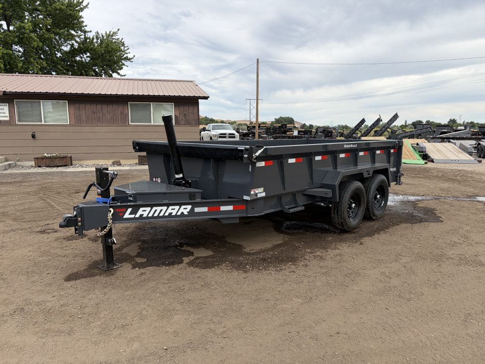 New 2026 Lamar 7x14 14k Telescopic Dump Trailer