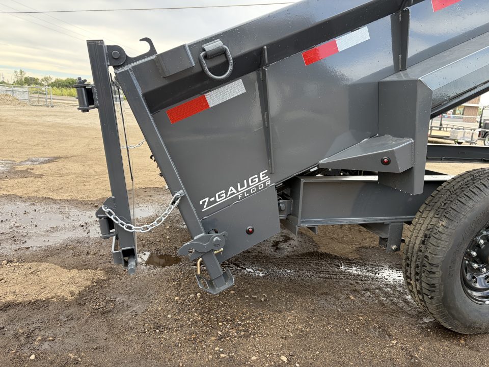 New 2026 Lamar 7x14 14k Telescopic Dump Trailer