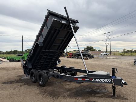 New 2026 Lamar 7x14 14k Telescopic Dump Trailer