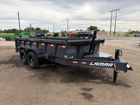 New 2026 Lamar 7x14 14k Telescopic Dump Trailer