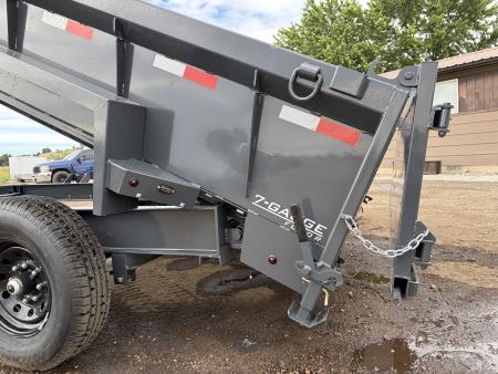 New 2026 Lamar 7x14 14k Telescopic Dump Trailer