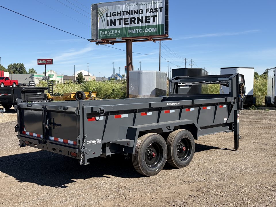 New 2026 Lamar 7x14 16k Gooseneck Dump Trailer