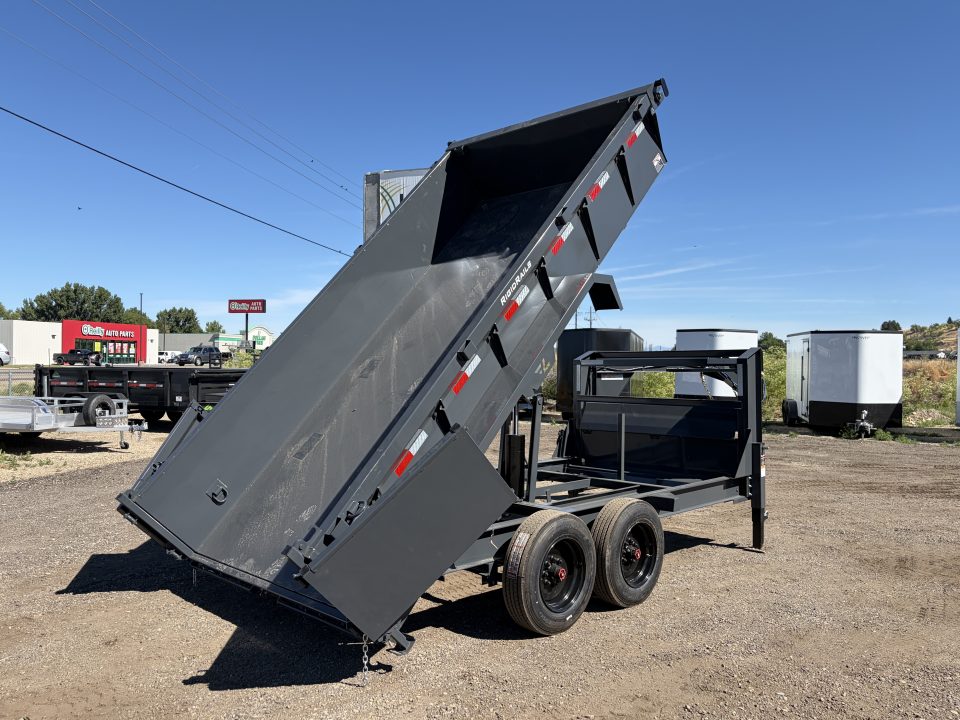 New 2026 Lamar 7x14 16k Gooseneck Dump Trailer