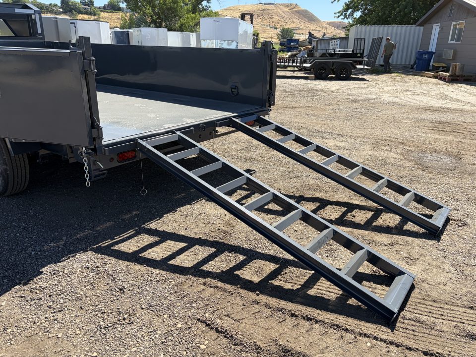New 2026 Lamar 7x14 16k Gooseneck Dump Trailer